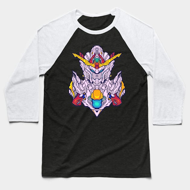 Gundam Fan art Baseball T-Shirt by ffsfikri